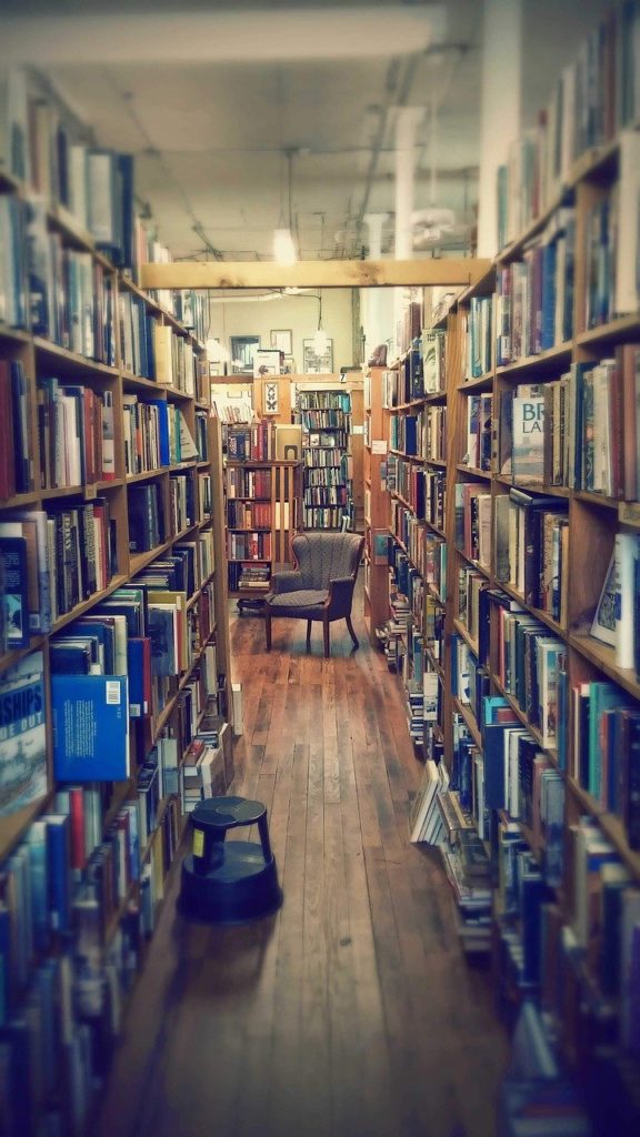 Library Cozy Antique Old Paper