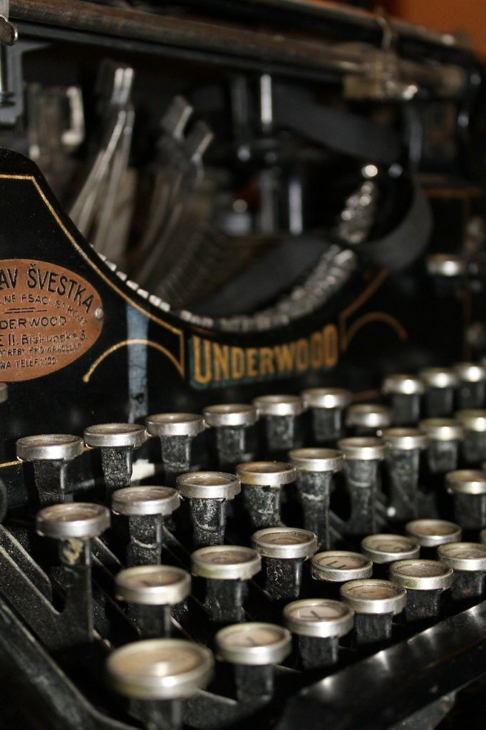 Typewriter Letter Font Old